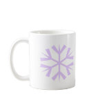 Groovy Purple Snowflake Coffee Mug
