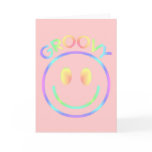 Groovy Rainbow Smiley Note Cards or Greeting Cards