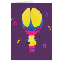 Groovy Robot card cards