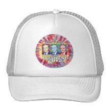 Groovy Ron Paul for President Hats