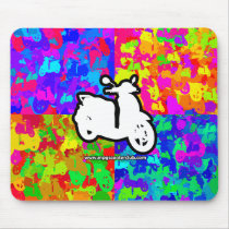 Groovy Scooter Mousepad by MPG_Scooter_Club Groovy Scooter Mousepad