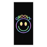 Groovy Smiley Face Rack Card Template