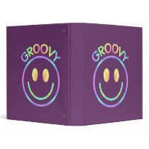 Groovy Smiley Notebook Binder