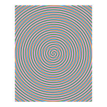 Groovy Spiral Print by artispower Groovy Spiral Print