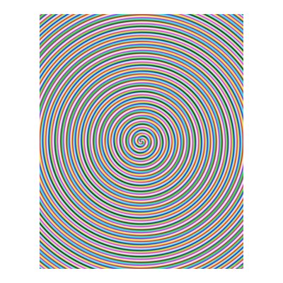 Groovy Spiral Print by artispower