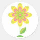Groovy Spring Flower Stickers