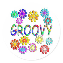 Groovy Sticker