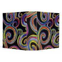 Groovy Swirls ~ Binder Album Retro