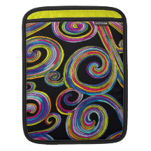 Groovy Swirls ~ iPad Sleeves