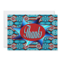 Groovy Thank You invitations by DonnaGraysonAbstract Groovy Thank You invitations
