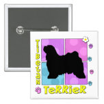 Groovy Tibetan Terrier Pins
