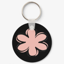 Groovy Tuesday Pink Key Chain keychains