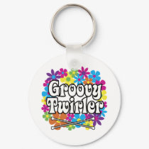 Groovy Twirler keychains