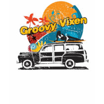 Groovy Vixen Woodie T t-shirts by engine29 Groovy Vixen Woodie T t-shirts