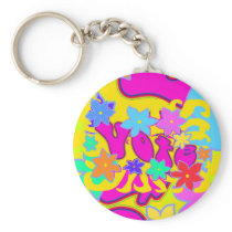 Groovy Vote Keychain