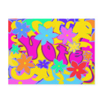 Groovy Vote Postcard
