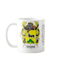 Gross Family Coat of Arms mugs