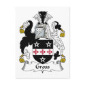 Gross Family Crest postcards