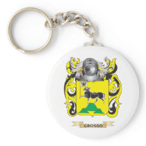 Grosso Coat of Arms (Family Crest) Keychain