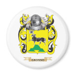 Grosso Coat of Arms (Family Crest) magnets