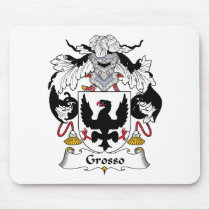 Grosso Family Crest mousepads