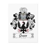 Grosso Family Crest postcards