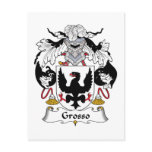 Grosso Family Crest postcards