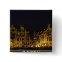 Grote Market, Brussel, Belgium Pin
