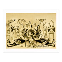 Grotesque Gyrations by Gifted Eccentriques 1900 Postcards