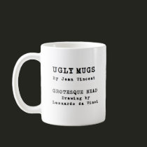 Grotesque Head by Da Vinci mugs