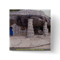 Grotto Shrine of Mariel, visitation of Virgin Mary Button