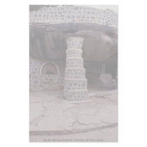 Grotto Shrine of Mariel, visitation of Virgin Mary Customized Stationery
