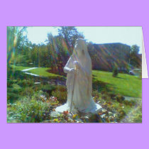 Grotto w/ St. Bernadette cards