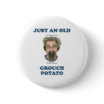 Grouch Potato Pinback Button