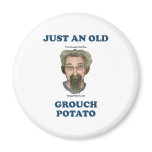 Grouch Potato Fridge Magnet