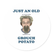 Grouch Potato Stickers