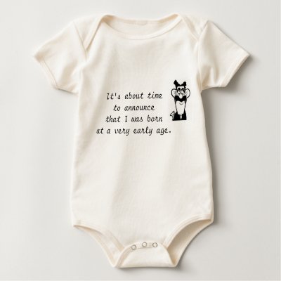 Groucho Marx Baby Quote Infant Organic Creeper by HelenaPion