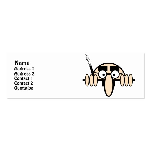 Groucho was here business card template