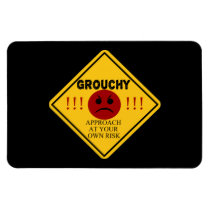 Grouchy. Approach at your own risk. magnets
