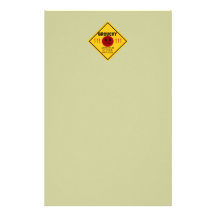 Grouchy. Approach at your own risk. Custom Stationery