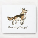 Grouchy Puppy Mousepad mousepad