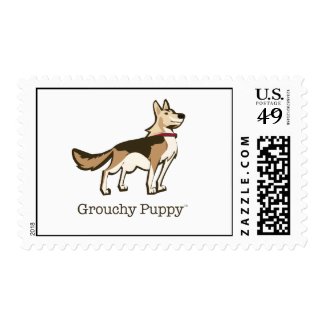 Grouchy Puppy Postage