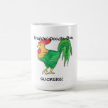 Grouchy Rooster Mug mugs