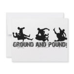 Ground and Pound Line Personalized Invitation