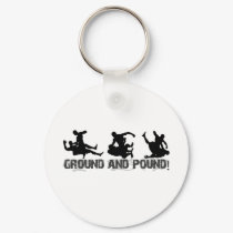 Ground and Pound Line keychains by gematix Ground and Pound Line keychains