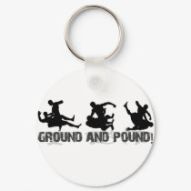 Ground and Pound Line keychains by gematix Ground and Pound Line keychains