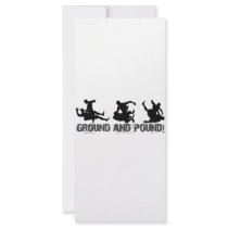 Ground and Pound Line rack cards