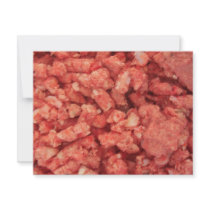 Ground Beef Meat Bacon invitations