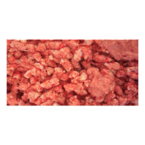 Ground Beef Meat Bacon photo cards