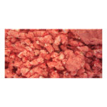 Ground Beef Meat Bacon Customized Photo Card